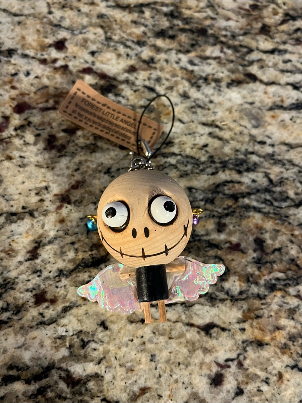 NWT Collectible Crazy Head Forest Little Angel-Pier 1 Ornament VooDoo Doll - Picture 2 of 3